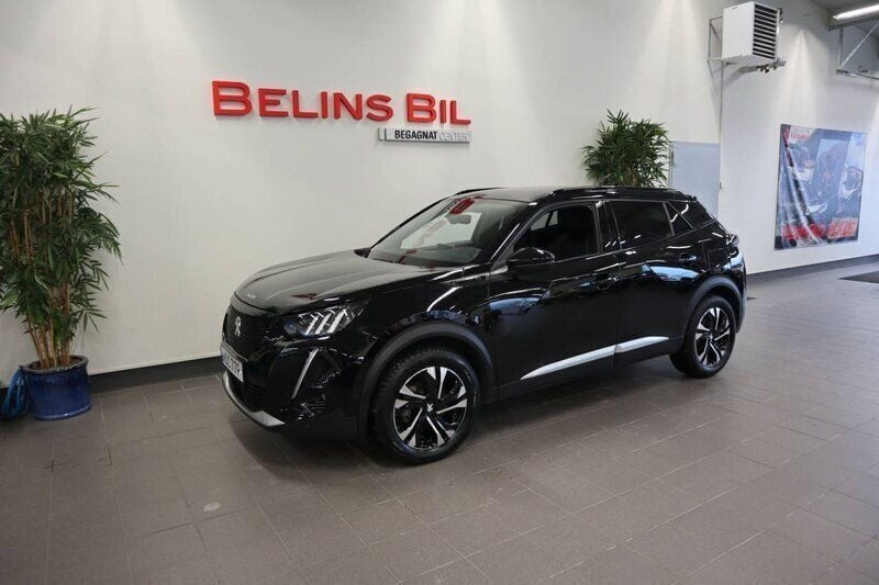 Svart Begagnad 2020 Peugeot e-2008 GT-line SUV | 229 500 kr (Lite dyr) - Bild 1/4