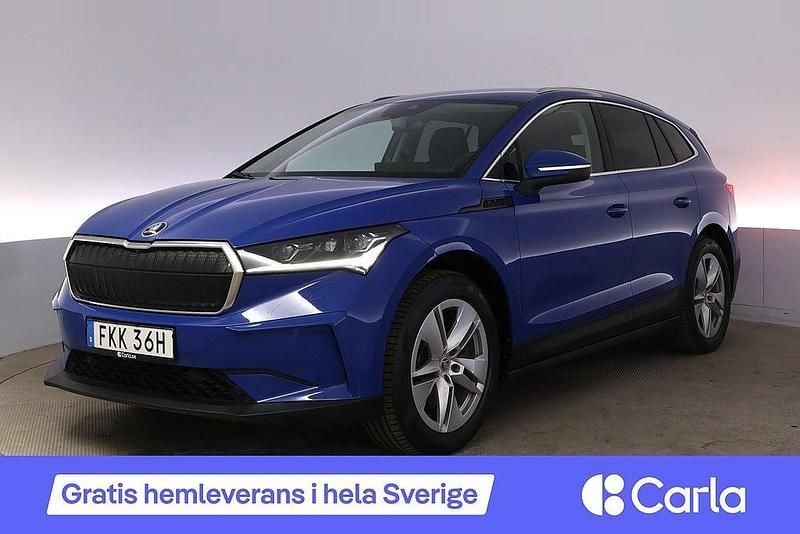 Blå Begagnad 2022 Skoda Enyaq iV SUV | 317 990 kr (Marknadspris) - Bild 1/4