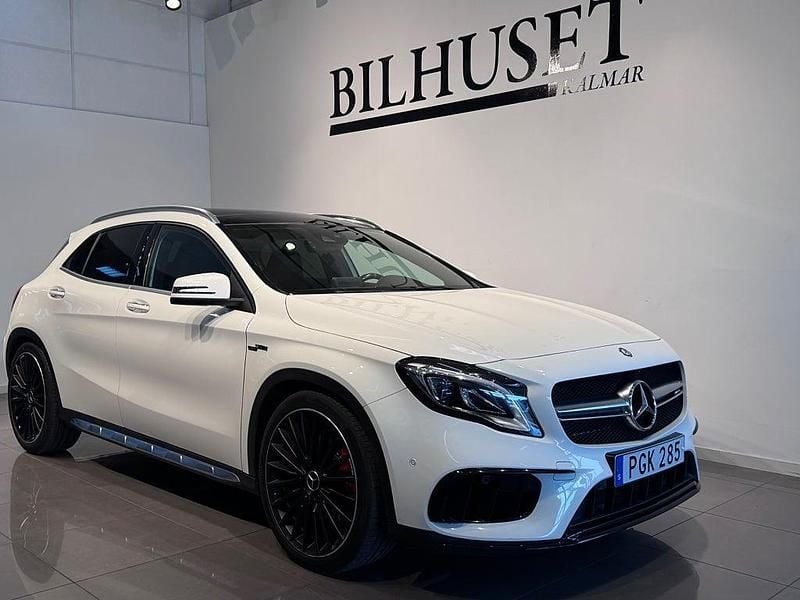 Begagnad Mercedes GLA45 AMG AMG 381 HK (280 kW) 2017 Vit SUV