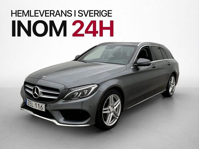 Begagnad Mercedes C220 AMG 170 HK (125 kW) 2017 Grå Kombi