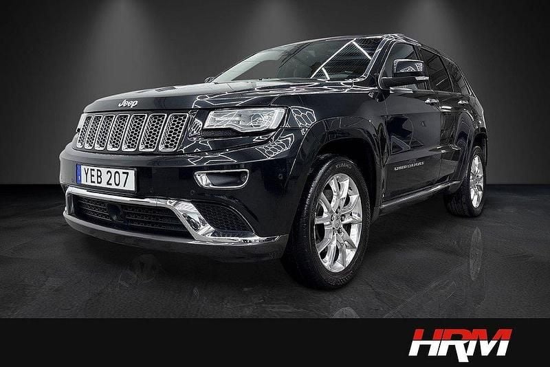 Svart Begagnad 2016 Jeep Grand Cherokee Summit SUV | 239 900 kr (Marknadspris) - Bild 1/4