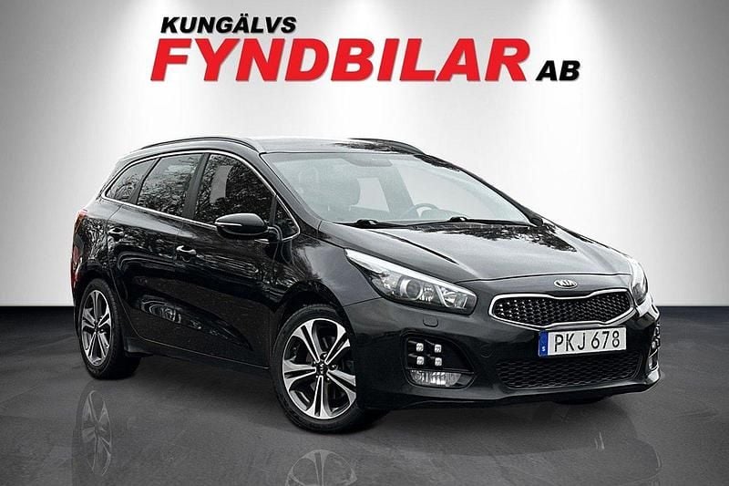 Svart Begagnad 2017 Kia Ceed GT-Line Kombi | 104 900 kr (Marknadspris) - Bild 1/4