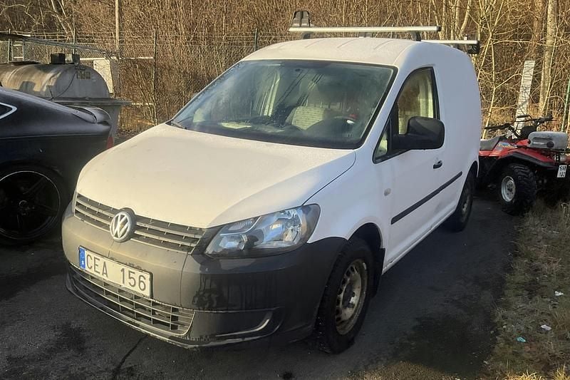 Vit Begagnad 2012 VW Caddy Minibuss | 49 000 kr (Bra pris) - Bild 1/3