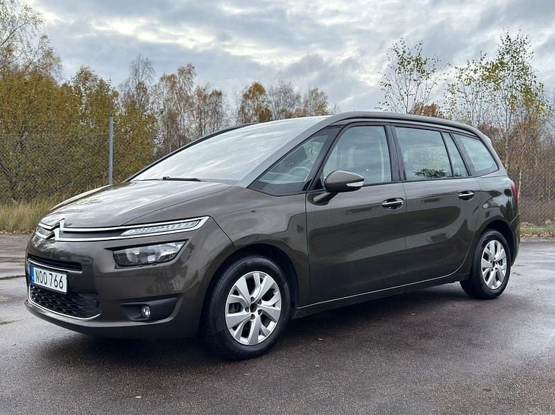 Brun Begagnad 2014 Citroën Grand C4 Picasso Minibuss | 65 000 kr (Marknadspris) - Bild 1/4