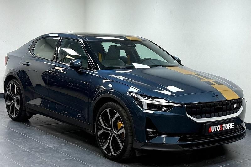 Mörkblå Begagnad 2022 Polestar 2 Performance Halvkombi | 479 900 kr (Dyr) - Bild 1/4