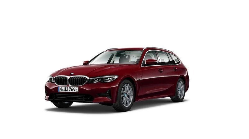 Röd Begagnad 2022 BMW 330e Sport Line Kombi | 334 500 kr (Superpris) - Bild 1/4