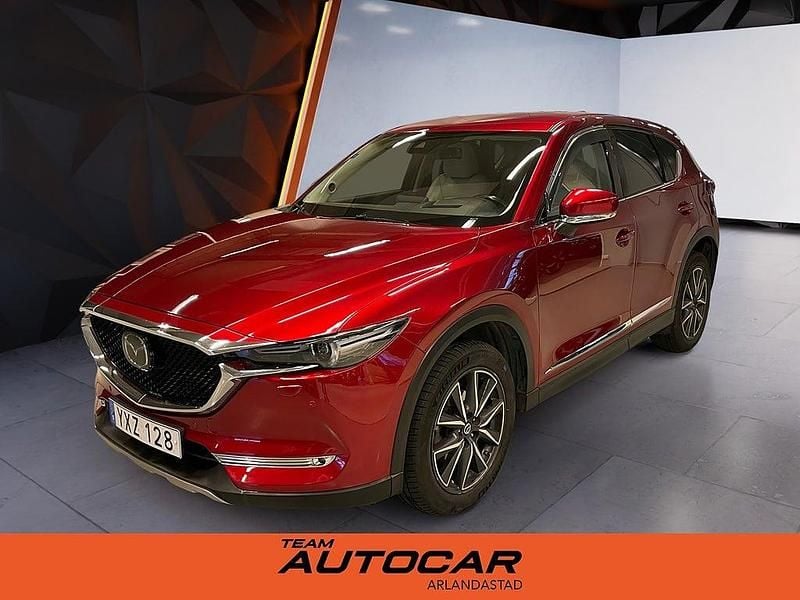 Mörkröd Begagnad 2018 Mazda CX-5 Optimum SUV | 219 900 kr (Marknadspris) - Bild 1/4