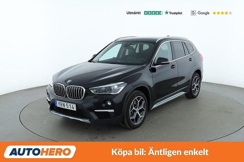 Svart Begagnad 2018 BMW X1 SUV | 180 000 kr (Bra pris) - Bild 1/4