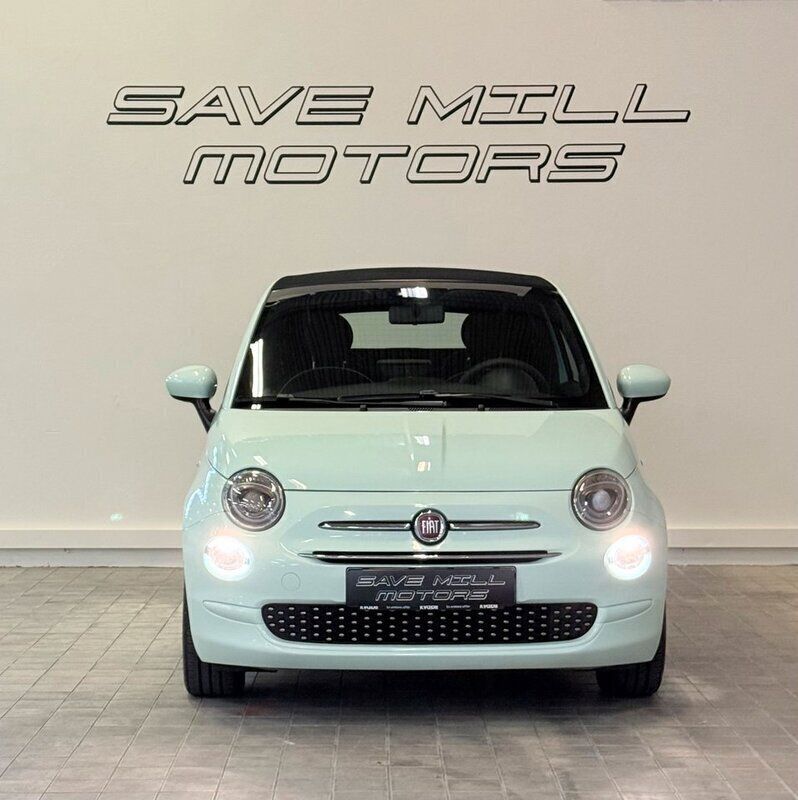Grön Begagnad 2021 Fiat 500 Lounge Halvkombi | 139 900 kr (Lite dyr) - Bild 1/4