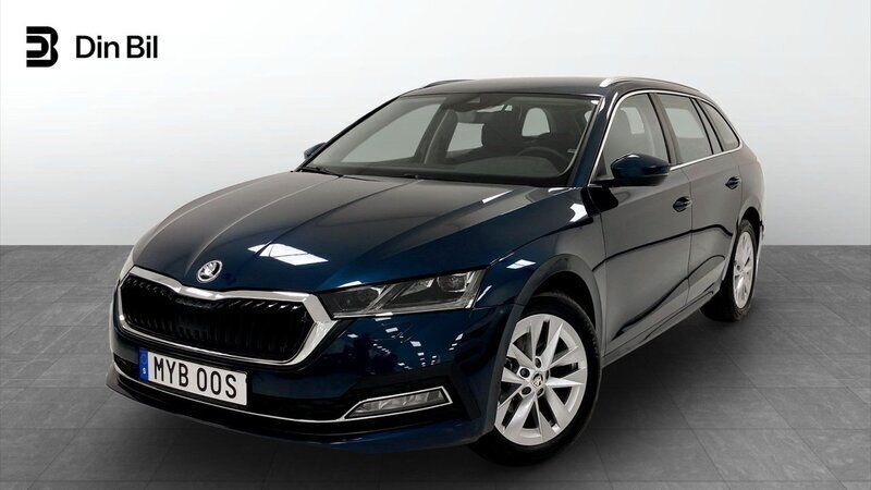 Blå Begagnad 2022 Skoda Octavia Style Kombi | 279 900 kr (Marknadspris) - Bild 1/4