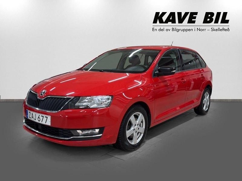 Röd Begagnad 2017 Skoda Rapid Halvkombi | 119 900 kr (Marknadspris) - Bild 1/4
