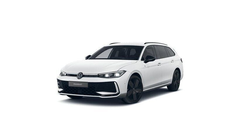 Vit (oryx white pearl) Ny 2025 VW Passat R-line Kombi | 560 000 kr (Marknadspris) - Bild 1/4