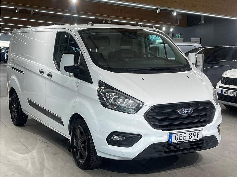 Vit Begagnad 2022 Ford Transit Custom Trend Van | 168 625 kr (Superpris) - Bild 1/4