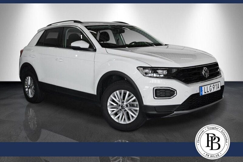 Vit Begagnad 2020 VW T-Roc SUV | 224 900 kr (Marknadspris) - Bild 1/3
