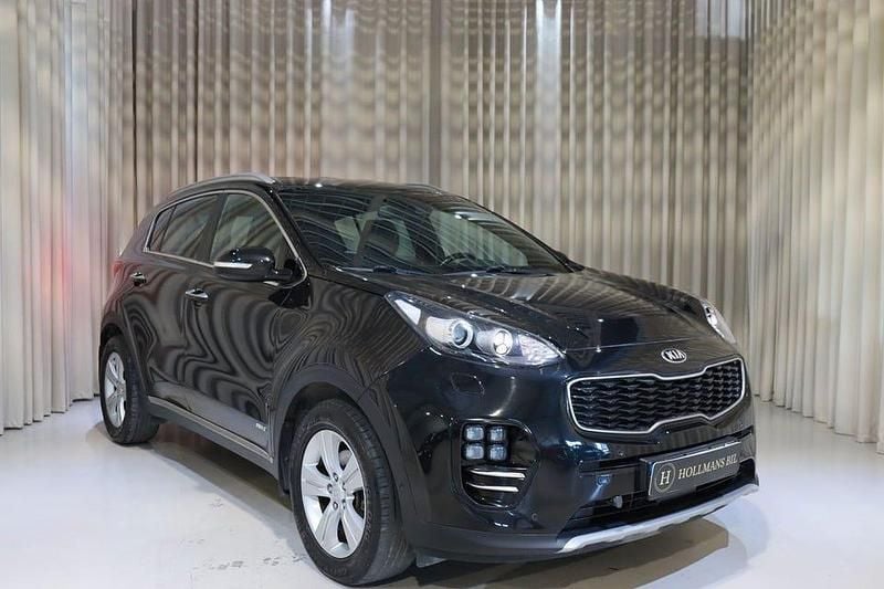 Svart Begagnad 2016 Kia Sportage GT-Line SUV | 139 900 kr (Lite dyr) - Bild 1/4