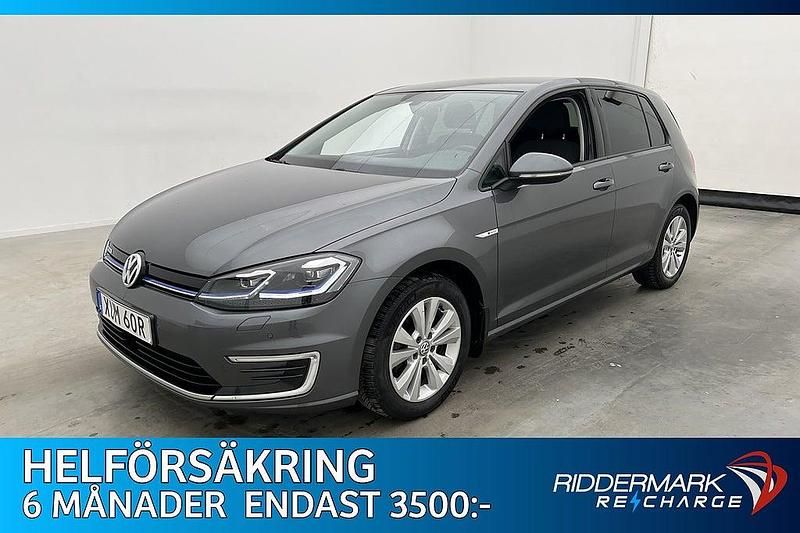 Begagnad VW e-Golf 100 kW (136 HK) 2020 Mgrå Halvkombi