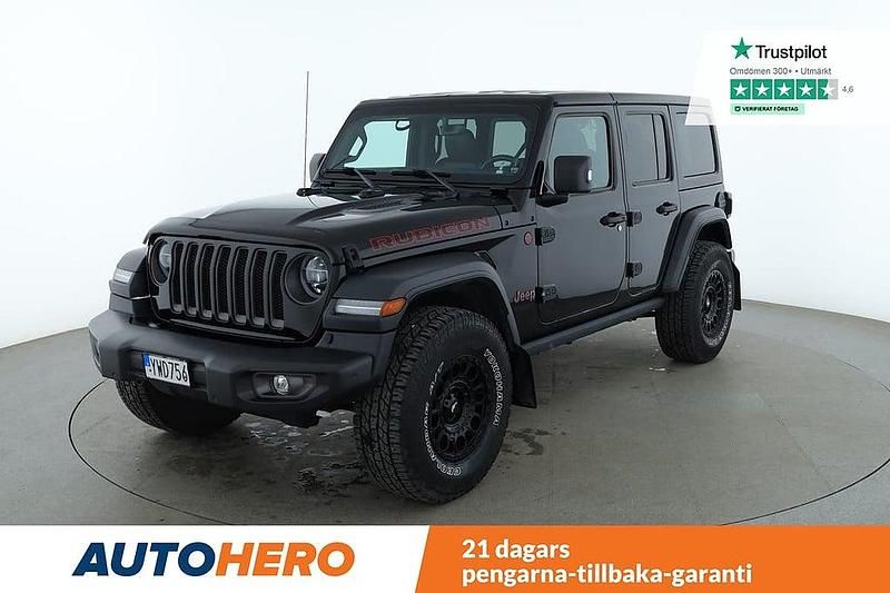 Svart Begagnad 2018 Jeep Wrangler Unlimited Rubicon SUV | 405 000 kr - Bild 1/4