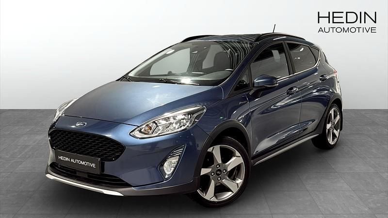 Blå Begagnad 2019 Ford Fiesta Active Halvkombi | 145 700 kr (Lite dyr) - Bild 1/4