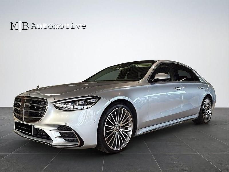 Begagnad Mercedes S500 AMG Line Premium Plus 435 HK (319 kW) 2021 Silver Sedan