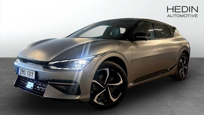 Grå (grey) Begagnad 2022 Kia EV6 2 SUV | 389 900 kr (Marknadspris) - Bild 1/4