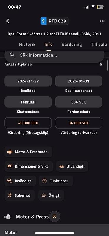 Svart Begagnad 2013 Opel Corsa Enjoy Halvkombi | 33 000 kr (Marknadspris) - Bild 1/4