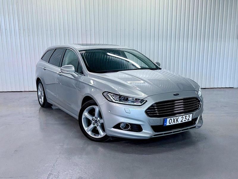 Grå Begagnad 2016 Ford Mondeo Business Edition Kombi | 159 500 kr (Marknadspris) - Bild 1/4
