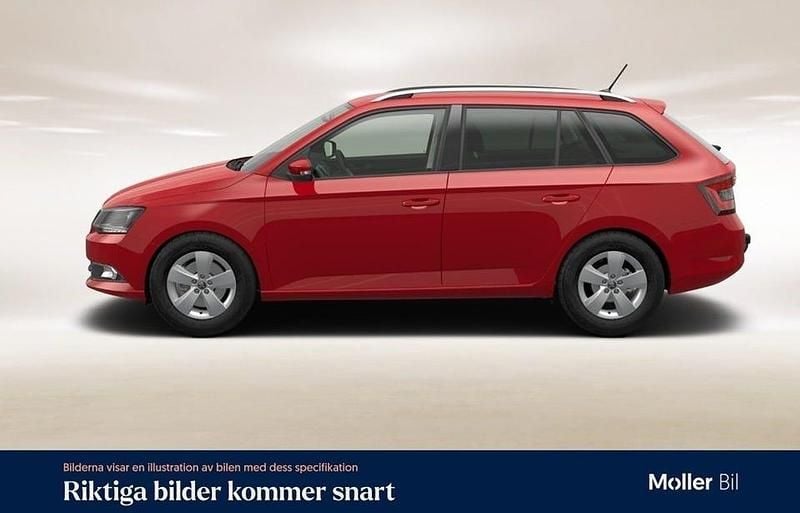 Begagnad Skoda Fabia 95 HK (69 kW) 2018 Röd Kombi