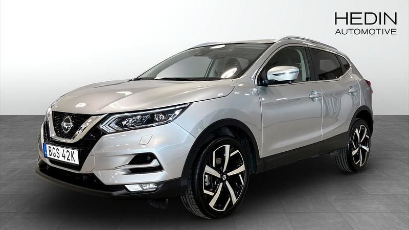 Silver Begagnad 2021 Nissan Qashqai Tekna SUV | 224 900 kr (Superpris) - Bild 1/4