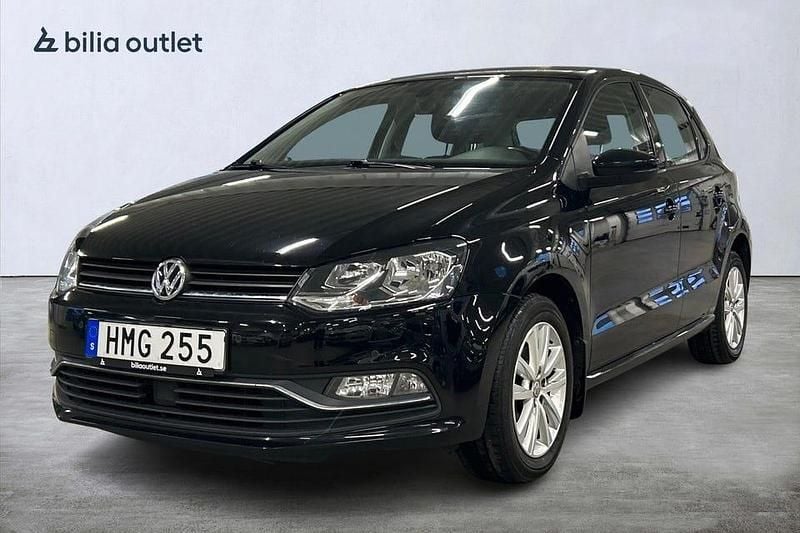 Svart Begagnad 2016 VW Polo Halvkombi | 109 900 kr (Marknadspris) - Bild 1/3