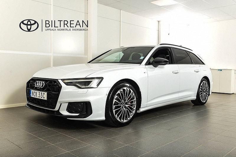 Vit Begagnad 2024 Audi A6 S-Line Kombi | 548 900 kr (Marknadspris) - Bild 1/4