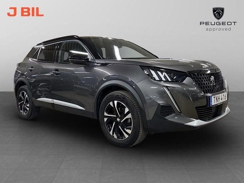 Grå Begagnad 2023 Peugeot 2008 GTi SUV | 239 900 kr (Marknadspris) - Bild 1/4