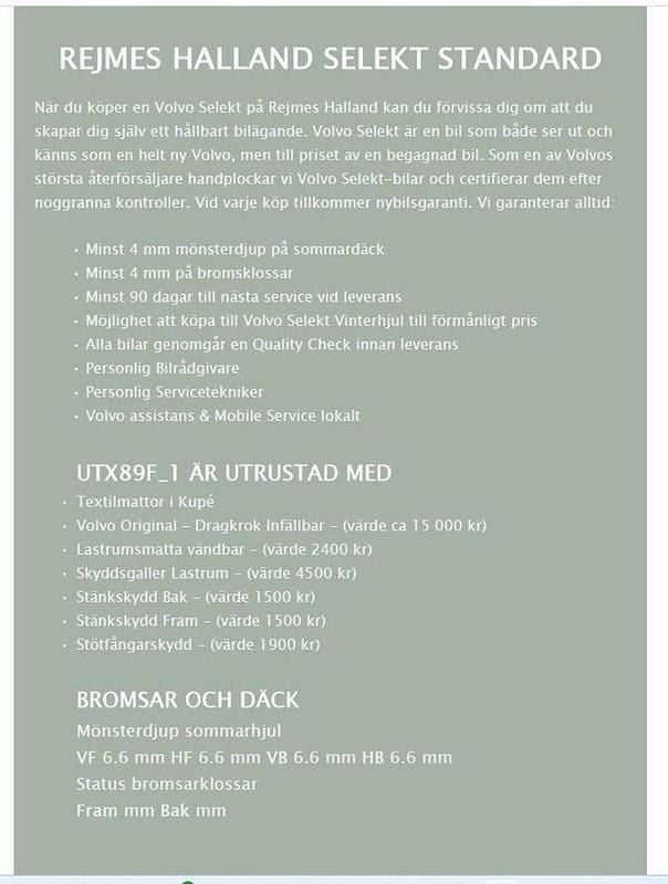 Begagnad Volvo XC60 Plus 462 HK (339 kW) 2023 Grå SUV