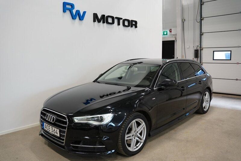Svart Begagnad 2016 Audi A6 S-Line Kombi | 204 800 kr (Marknadspris) - Bild 1/4