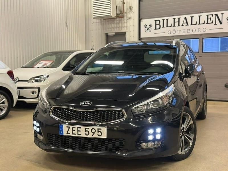 Svart Begagnad 2018 Kia Ceed Sportswagon GT-Line Kombi | 134 900 kr (Marknadspris) - Bild 1/4