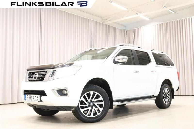 Vit Begagnad 2018 Nissan Navara 360º Pickup | 219 900 kr (Bra pris) - Bild 1/4