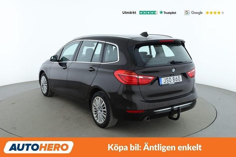 Begagnad BMW 218 Gran Tourer Luxury Line 151 HK (111 kW) 2015 Brun Minibuss