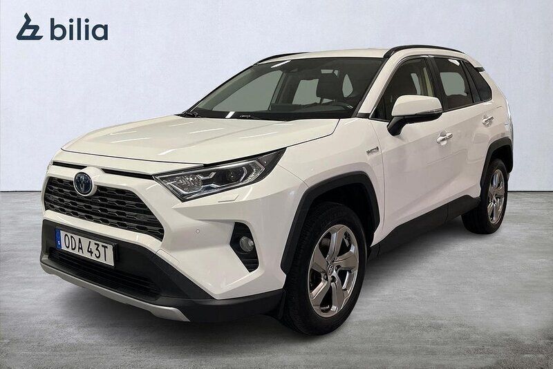 Vit Begagnad 2021 Toyota RAV4 Hybrid Executive SUV | 264 900 kr (Bra pris) - Bild 1/4