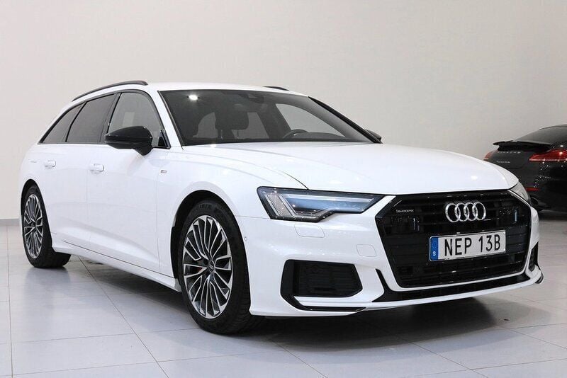 Vit Begagnad 2021 Audi A6 S-Line Kombi | 429 900 kr (Bra pris) - Bild 1/4