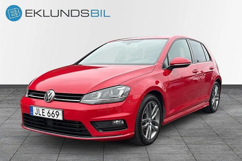 Röd Begagnad 2015 VW Golf VII GT Halvkombi | 159 900 kr (Marknadspris) - Bild 1/4