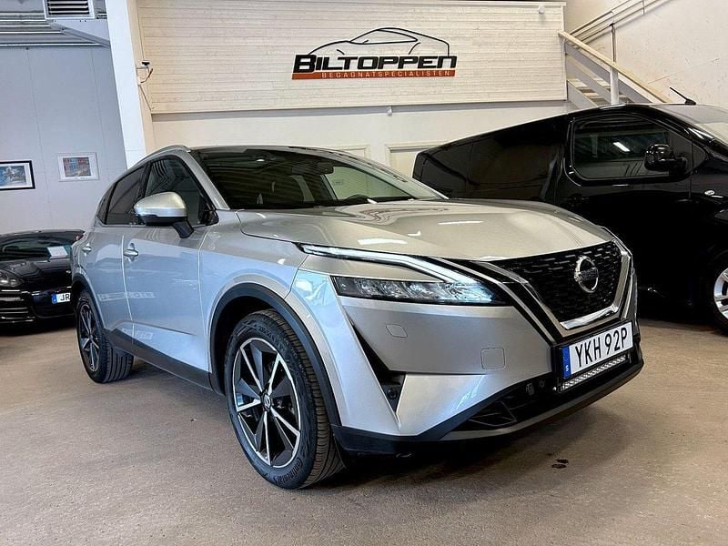 Silver Begagnad 2022 Nissan Qashqai SUV | 249 000 kr (Bra pris) - Bild 1/4