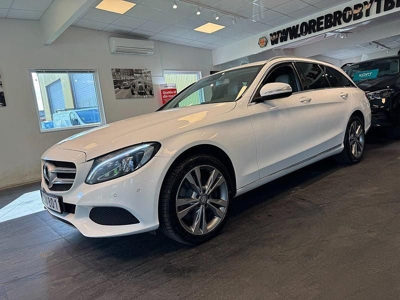 Begagnad Mercedes C250 204 HK (150 kW) 2015 Vit Kombi