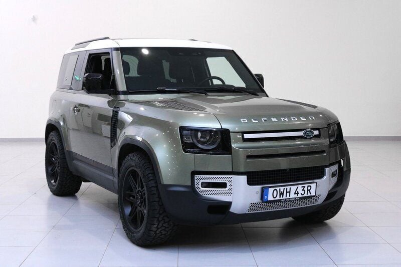 Grön Begagnad 2021 Land Rover Defender HSE SUV | 599 900 kr - Bild 1/4
