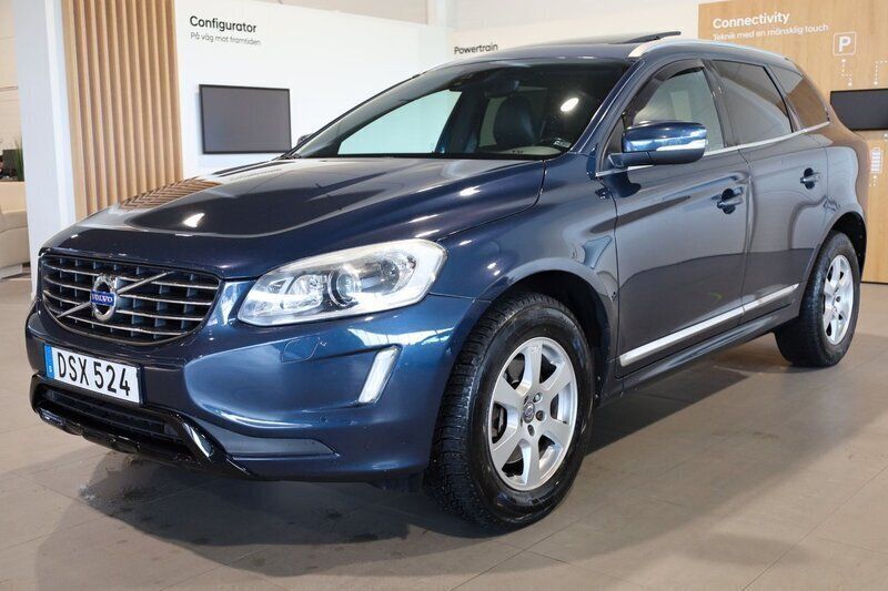 Blå Begagnad 2014 Volvo XC60 Summum SUV | 164 800 kr (Marknadspris) - Bild 1/3
