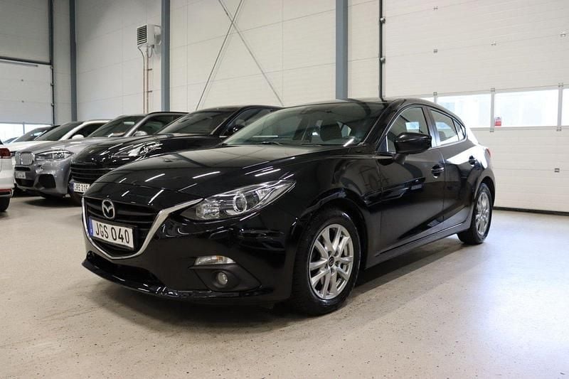 Svart Begagnad 2013 Mazda 3 Core Halvkombi | 124 900 kr (Dyr) - Bild 1/4