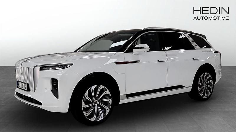 Vit (white) Begagnad 2023 Hongqi E-HS9 SUV | 749 900 kr (Marknadspris) - Bild 1/4