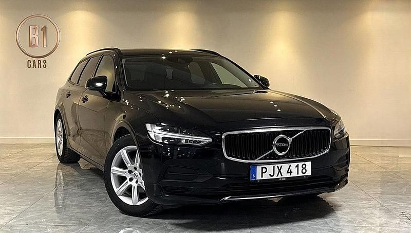 Svart Begagnad 2018 Volvo V90 Kinetic Kombi | 164 900 kr (Marknadspris) - Bild 1/4