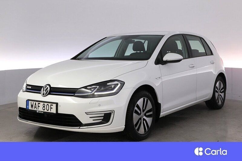 Vit Begagnad 2019 VW e-Golf Active Halvkombi | 184 900 kr (Marknadspris) - Bild 1/3