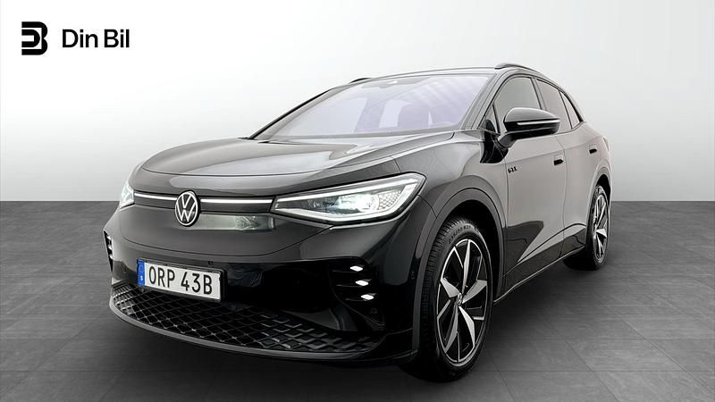 Svart Begagnad 2023 VW ID.4 GTX SUV | 424 500 kr (Lite dyr) - Bild 1/4