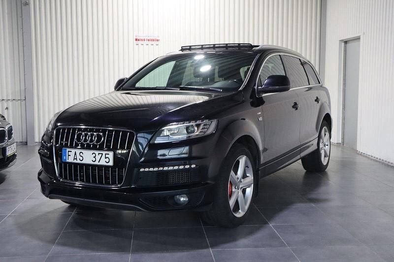 Svart Begagnad 2010 Audi Q7 S-Line SUV | 99 900 kr (Bra pris) - Bild 1/4