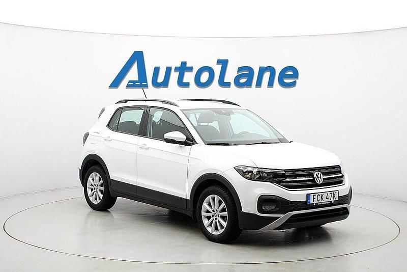 Vit Begagnad 2020 VW T-Cross SUV | 169 900 kr (Marknadspris) - Bild 1/3